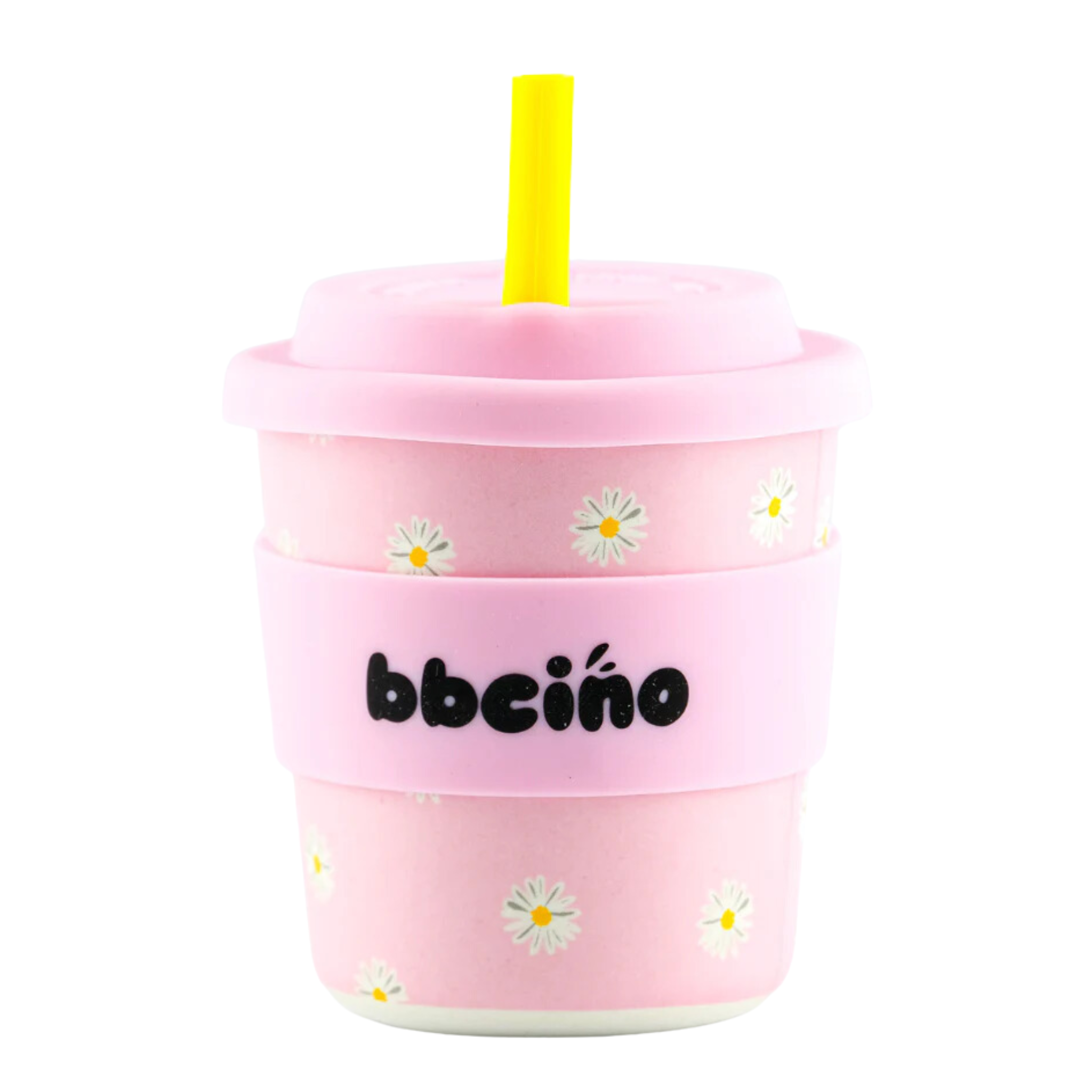 Reusable BambinoCino Bamboo Cup Daisy Baby 240ml