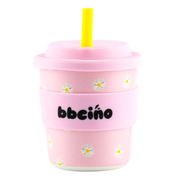 Reusable BambinoCino Bamboo Cup Daisy Baby (240ml)