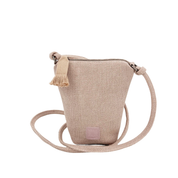 Small Crossbody Bucket Bag Dusty Pink