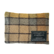 Recycled Wool Blend Scottish Tartan Heat Pack Buchanan Natural