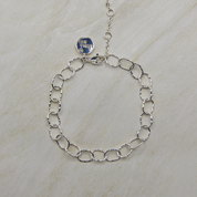 Texture Link Bracelet Silver