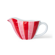 Pink & Red Stripe Gravy Jug