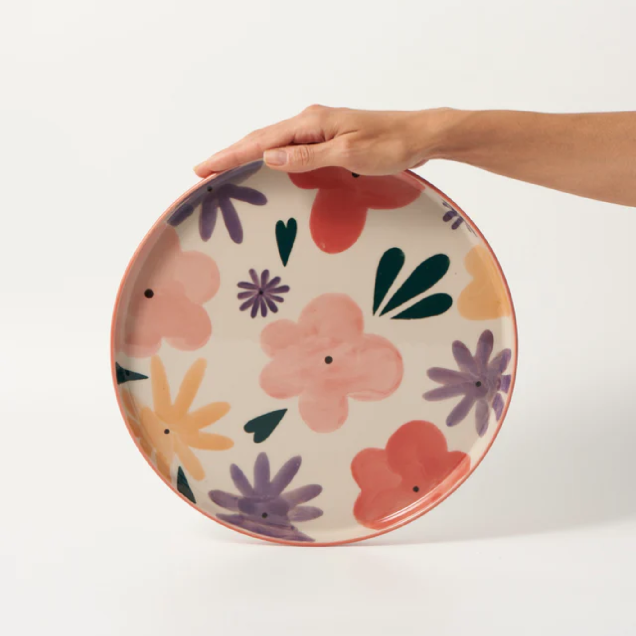 Ditsy Platter Pink