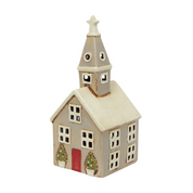 Alsace Tea Light Church Christmas Stone