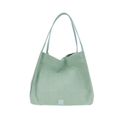 Land and Sea Tote Bag Mint Blue