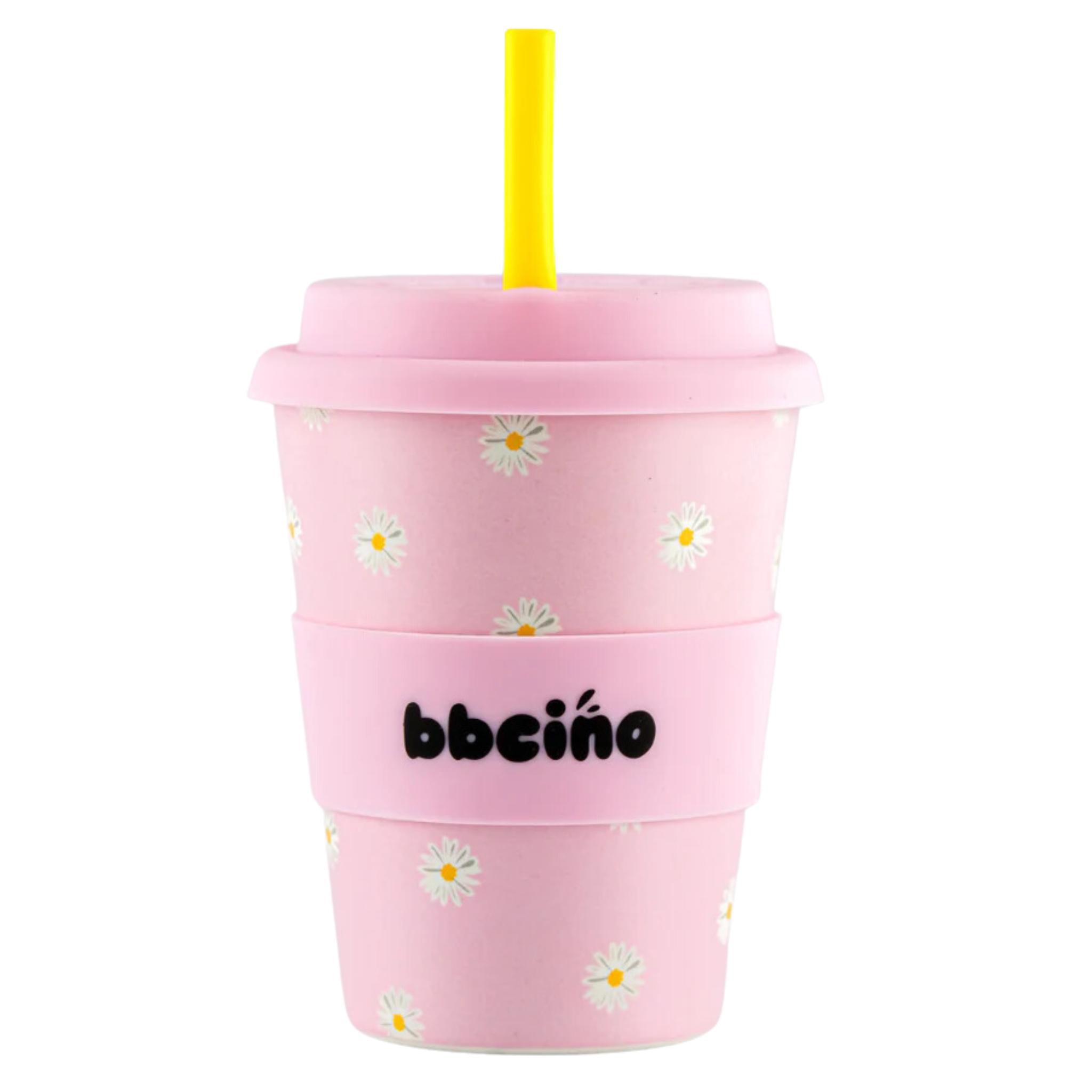 Reusable BiggieCino Bamboo Cup Daisy Baby 350ml