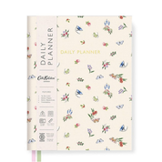 B6 Fabric Daily Planner Pink Butterfly