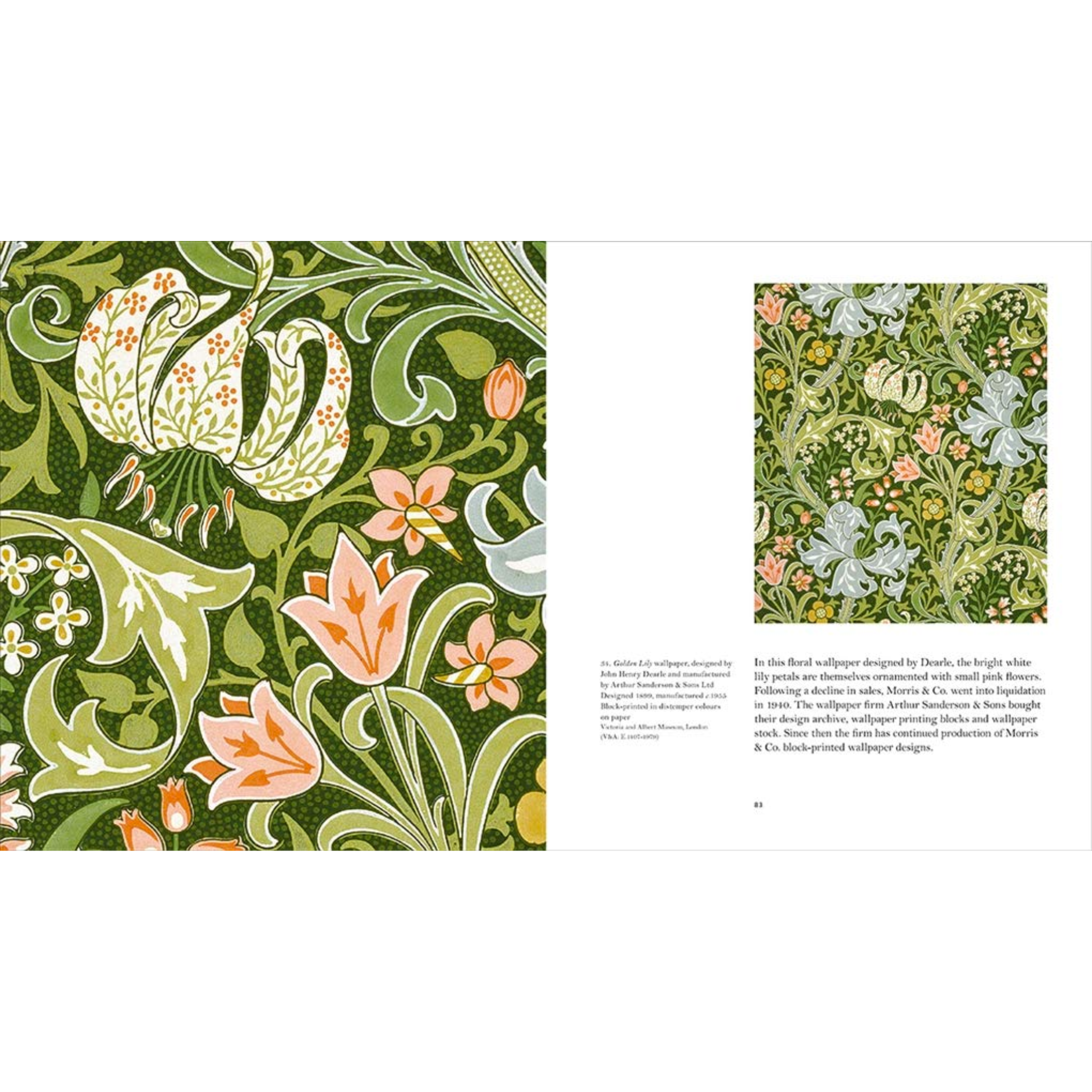 William Morris’s Flowers (Victoria and Albert Museum)