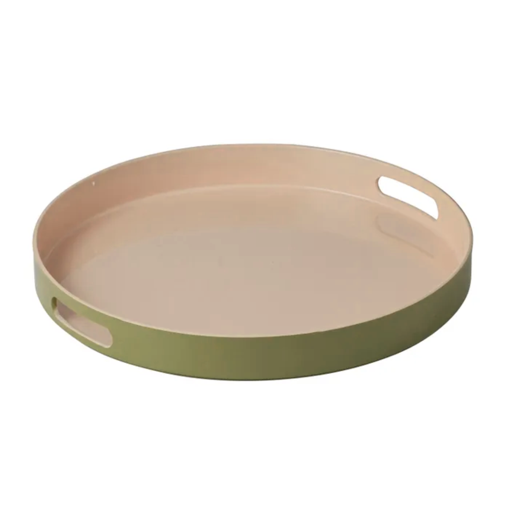 Bevanda Two Tone Tray Olive & Pink