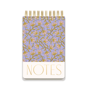 Large Chunky Notepad Purple Vintage Floral