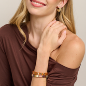 Clay Candy Crush Tile Bracelet