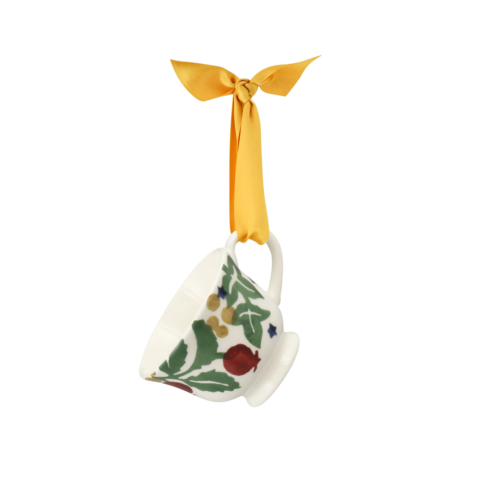 Rosehip & Ivy Tiny Teacup Decoration