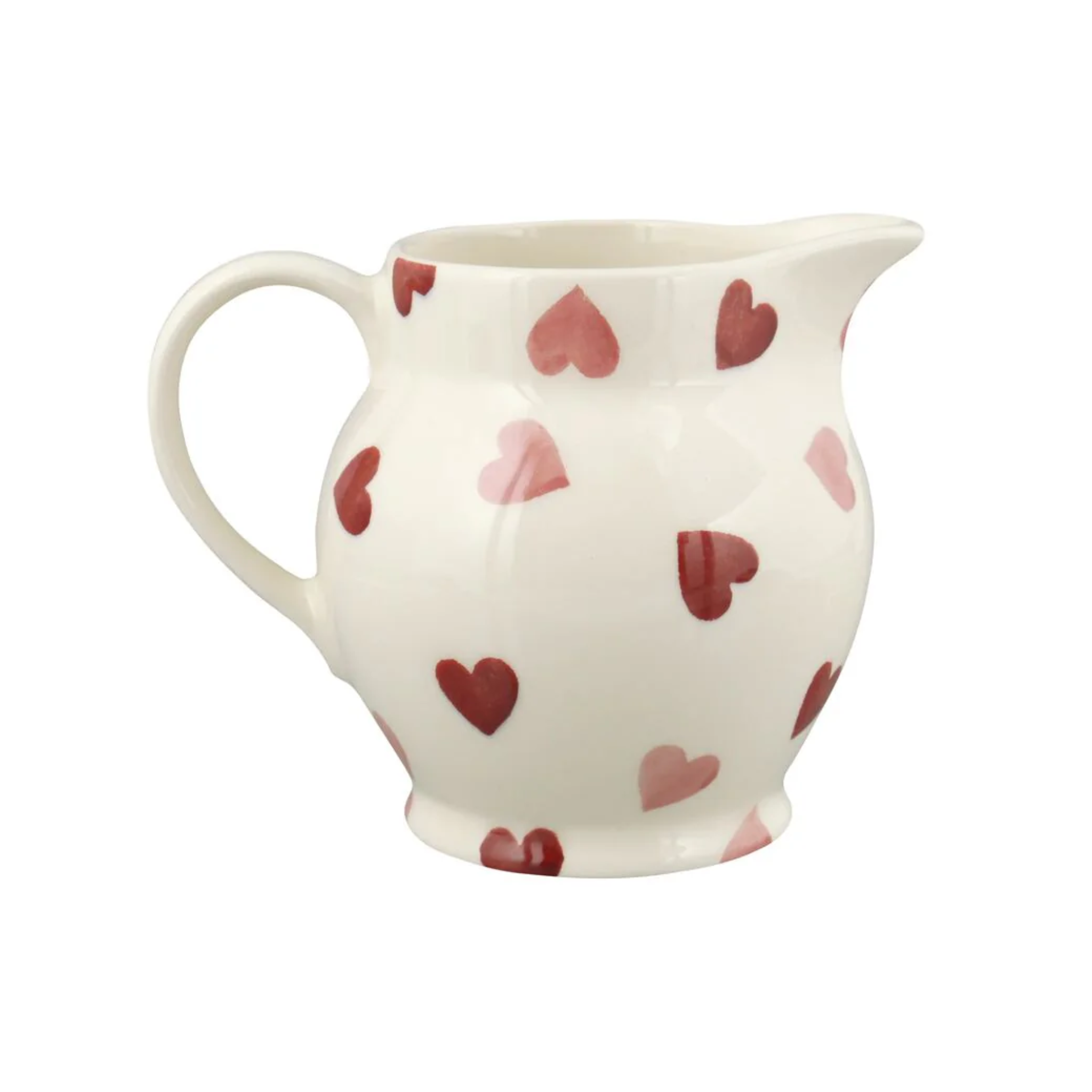Pink Hearts 1/2 Pint Jug