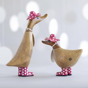 Spotty Hat & Boots Ducky Pink