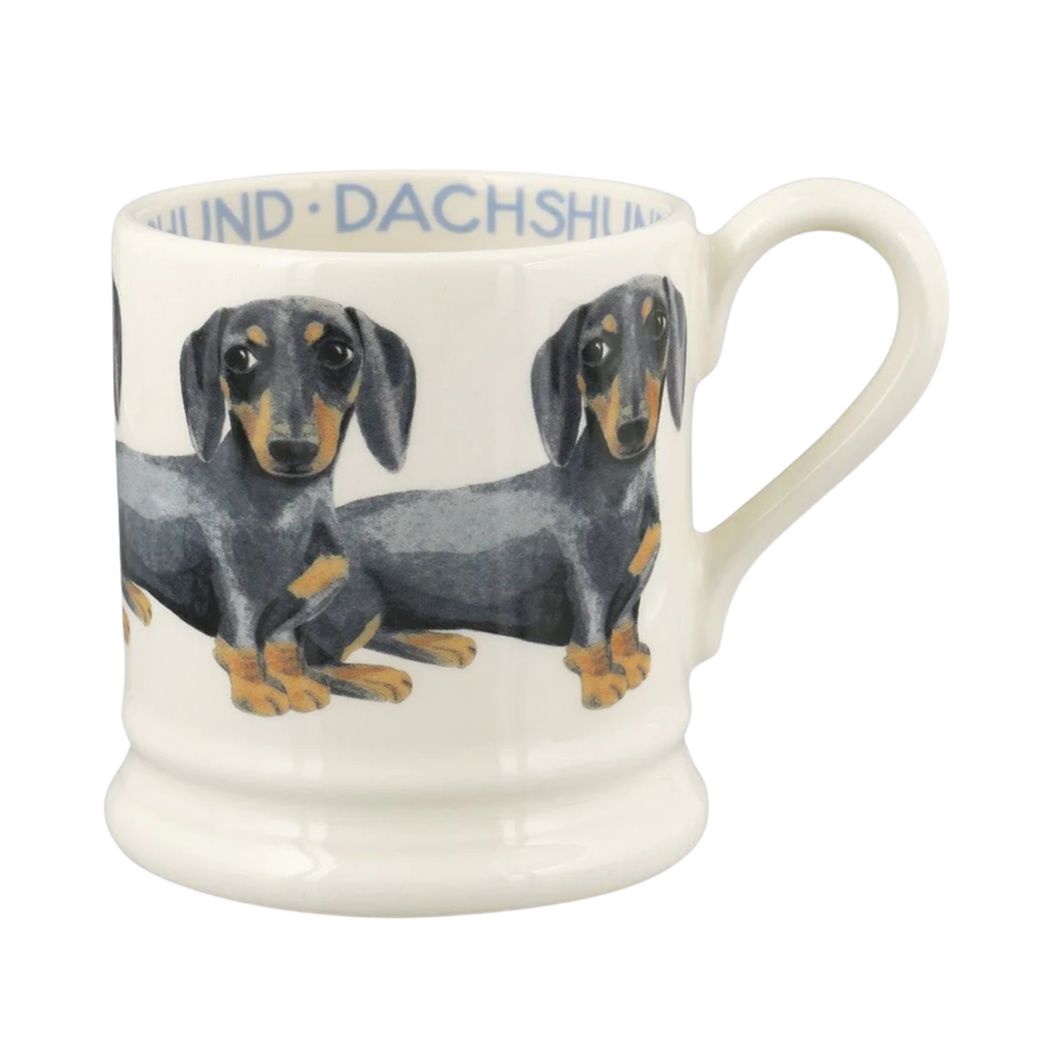 Dogs Black & Tan Dachshund 1/2 Pint Mug