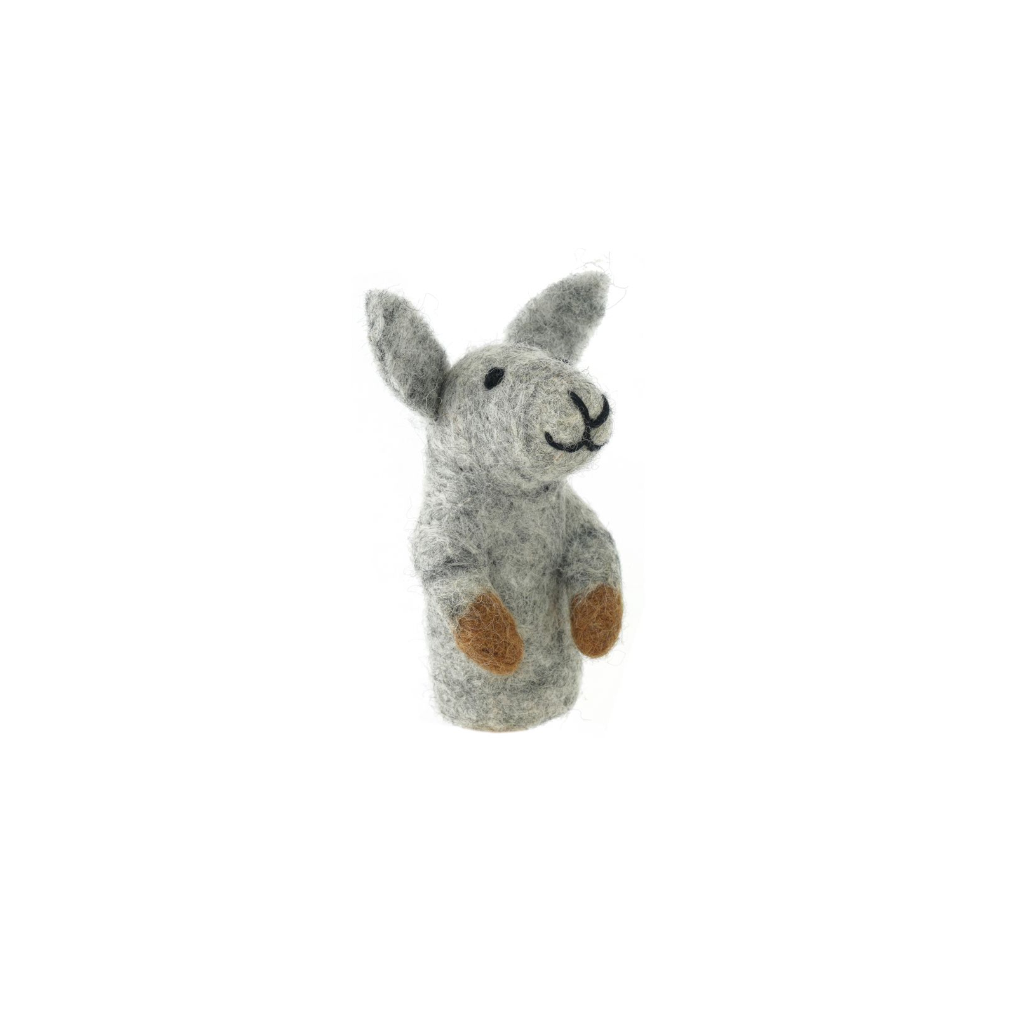 Handmade Felted Finger Puppet Kangaroo