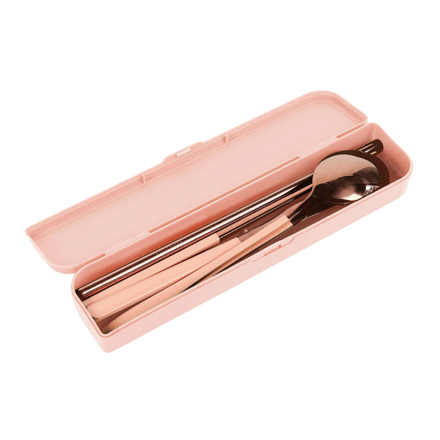 Take Me Away Cutlery Kit Rose Gold with Blush Handle