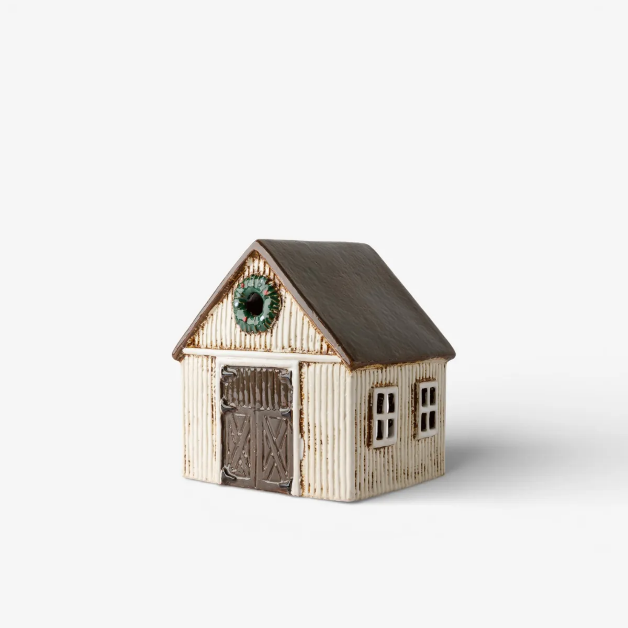 Nordgard Stable with Wreath Christmas Tea Light