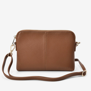 Bowery Crossbody Tan Saffiano