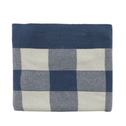 Gingham Baby Blanket Blue