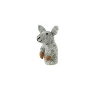 Handmade Felted Finger Puppet Kangaroo