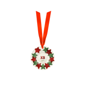 Christmas Stars Tiny Plate Decoration