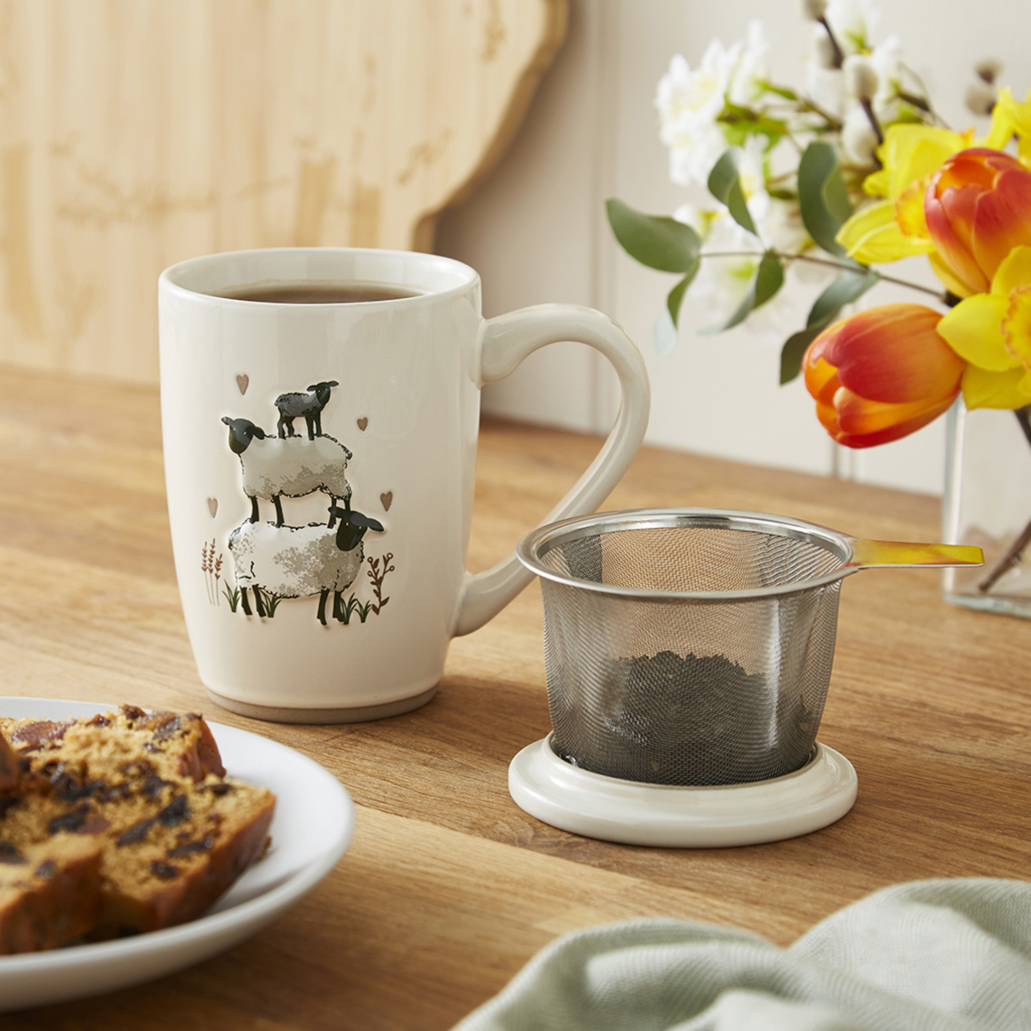 Infuser Mug Highland Sheep