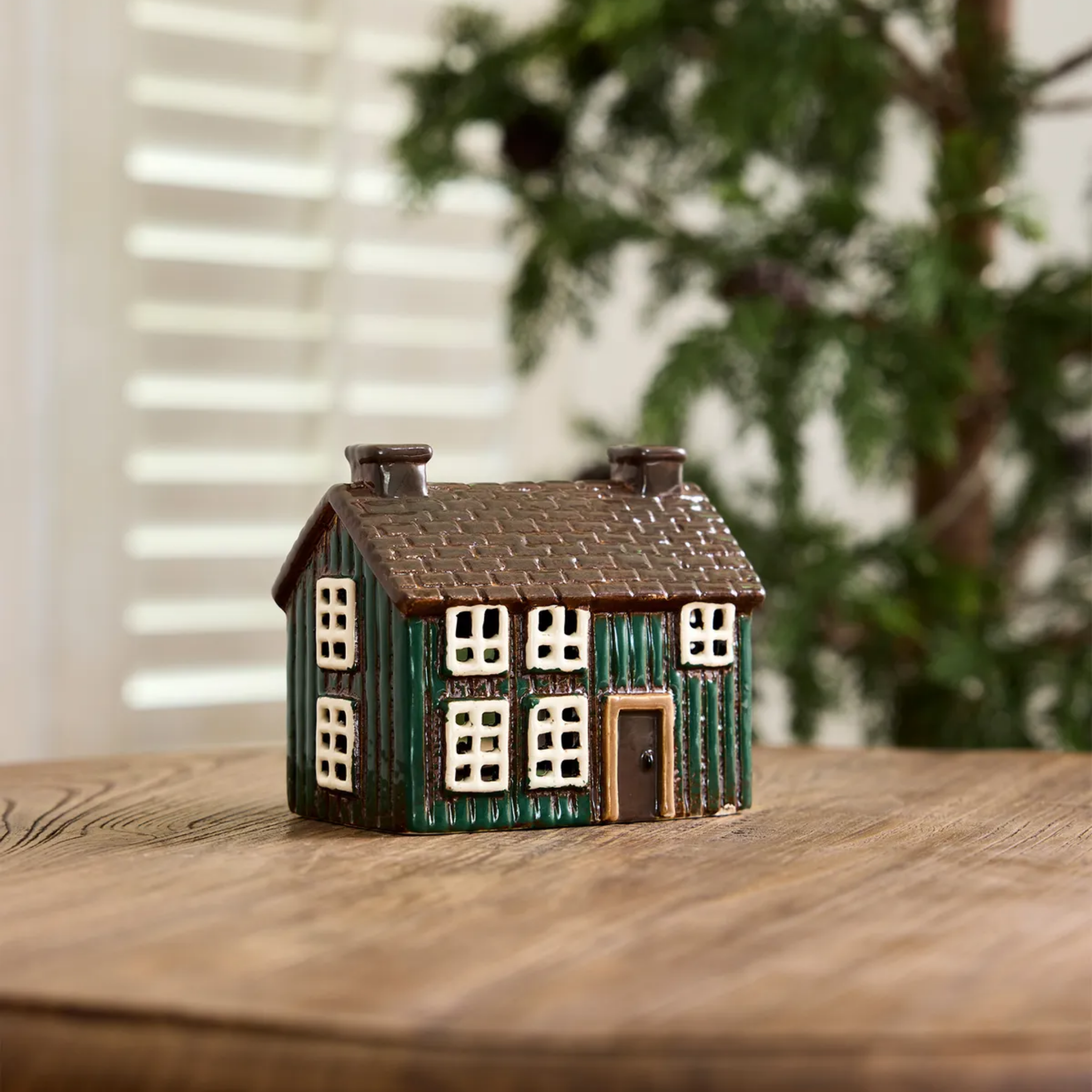 Nordgard Torp Green Cottage Christmas Tea Light