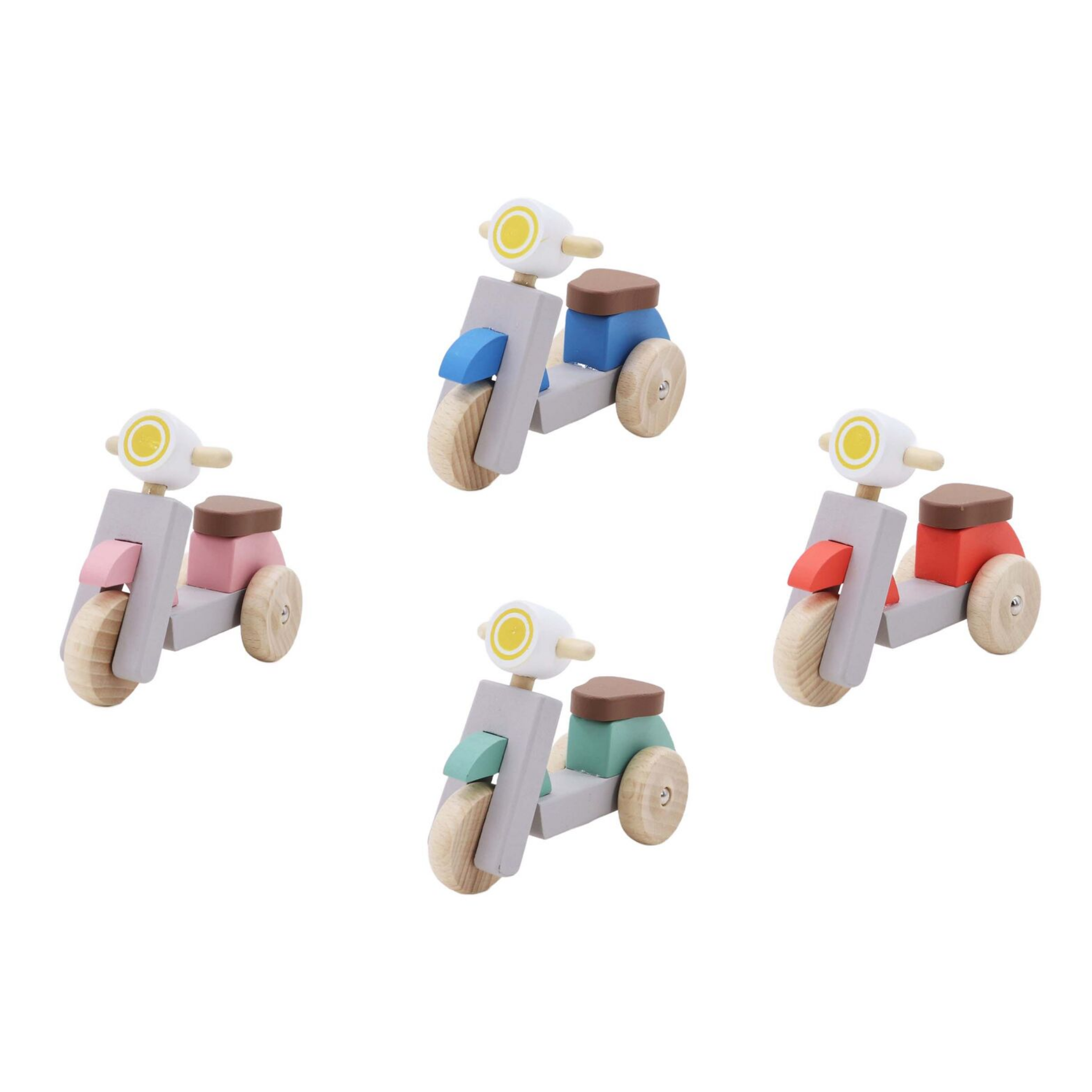 Wooden Scooter Green