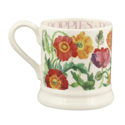 Flowers Poppy 1/2 Pint Mug