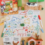 On The Farm Reusable Scribble Mat