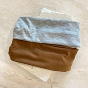 Soft Elastic Headband Set Brown and Melange