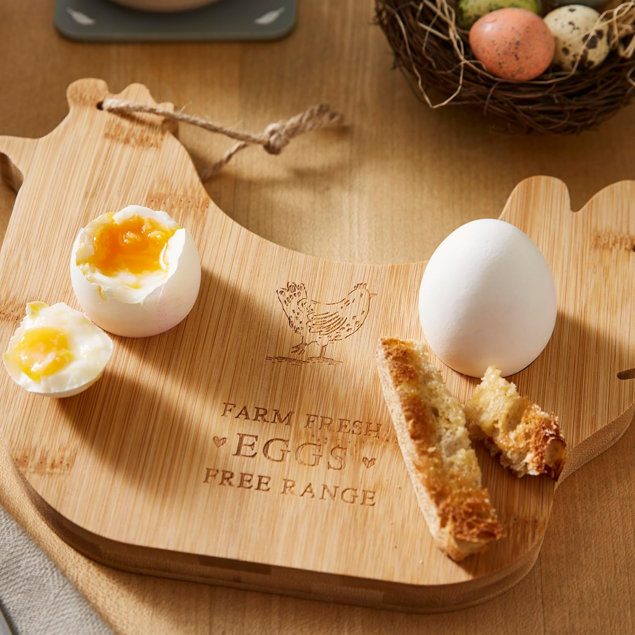 Bamboo Breakfast Board Hen House Lane