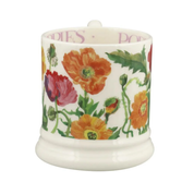 Flowers Poppy 1/2 Pint Mug