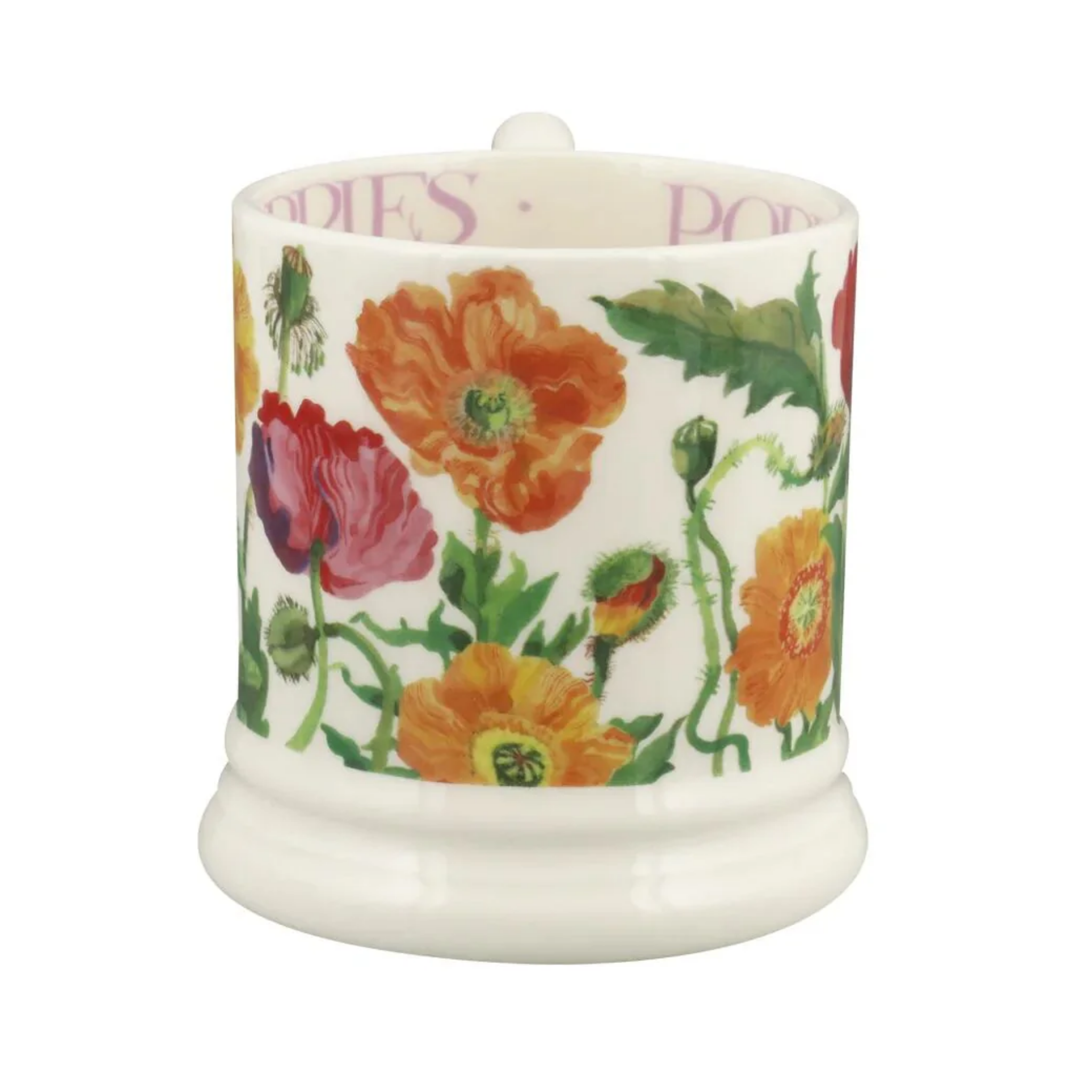 Flowers Poppy 1/2 Pint Mug