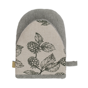 Berry & Bug Half Oven Glove Olive