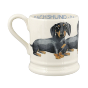 Dogs Black & Tan Dachshund 1/2 Pint Mug