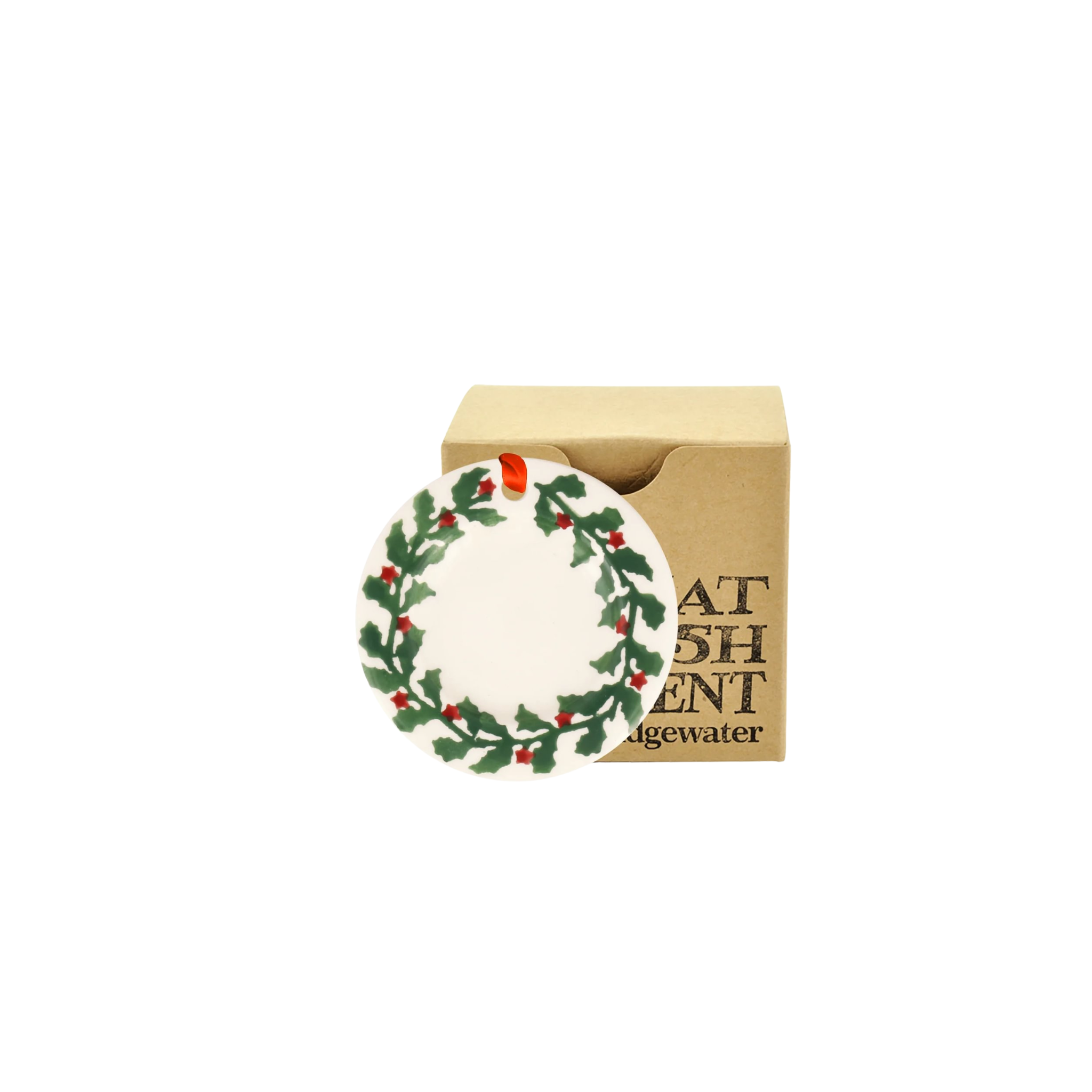 Tiny Holly Tiny Plate Decoration
