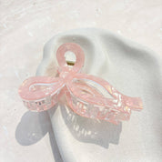 Honey Bow Acrylic Claw Clip Pink