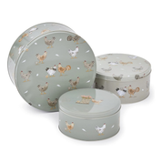 Set Of 3 Round Cake Tins Hen House Lane