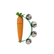 Wooden Veggie Handbell Carrot