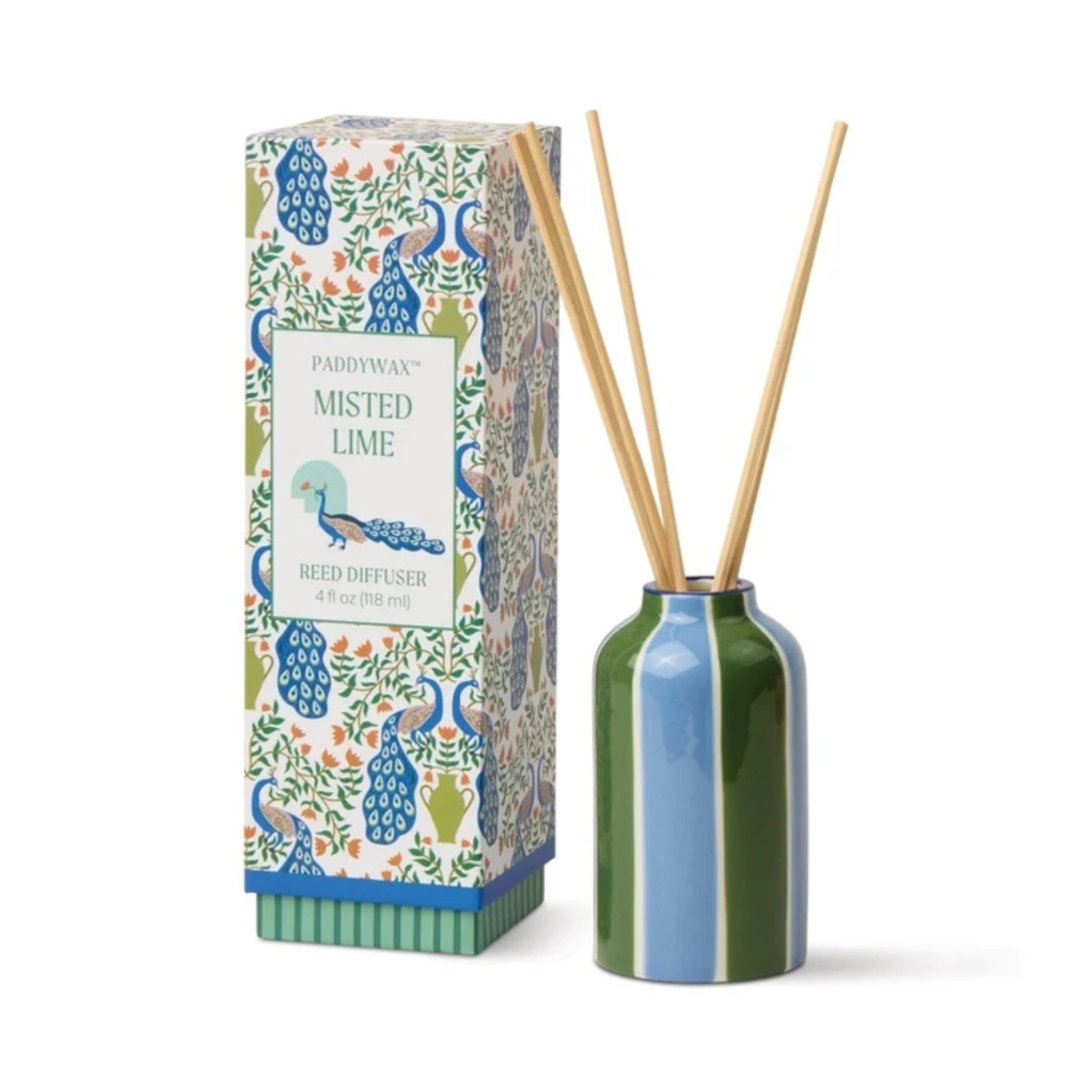 A Dopo 4floz (118ml) Hand Painted Diffuser Misted Lime