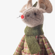 Green Billy Mouse Sitting
