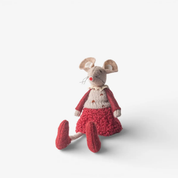 Red Edna Mouse Sitting