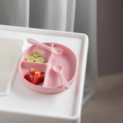 Silicone Feeding Set Light Pink