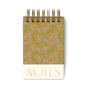 Chunky Notepad Gold Vintage Floral