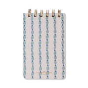 Tulip Twin Wire Notepad Wavy Blue