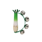 Wooden Veggie Handbell Leek