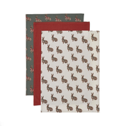 Heritage Hare 3 Pack Of Tea Towels