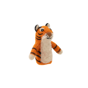 Felted Finger Puppet Tiger